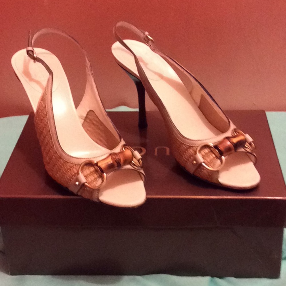 Authentic Gucci Sling Back Sandals - image 1